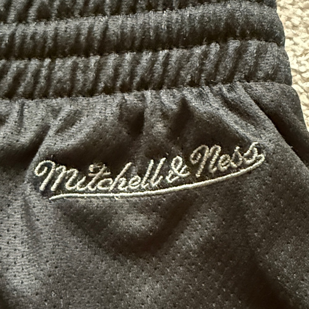 Mitchell & Ness Black and Gold Athletic Shorts - Picture 7 of 7